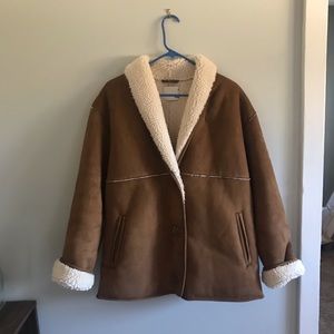 Aritzia Wilfred Free Deanna sherpa jacket